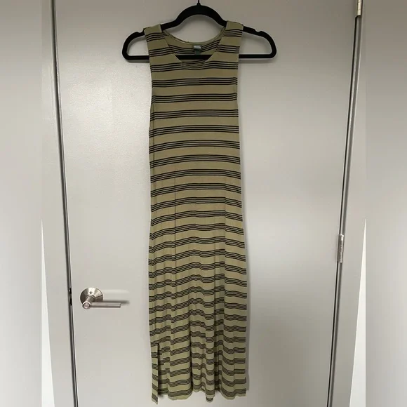 Wild Fable Stretchy Striped Midi Dress - Picture 1 of 9